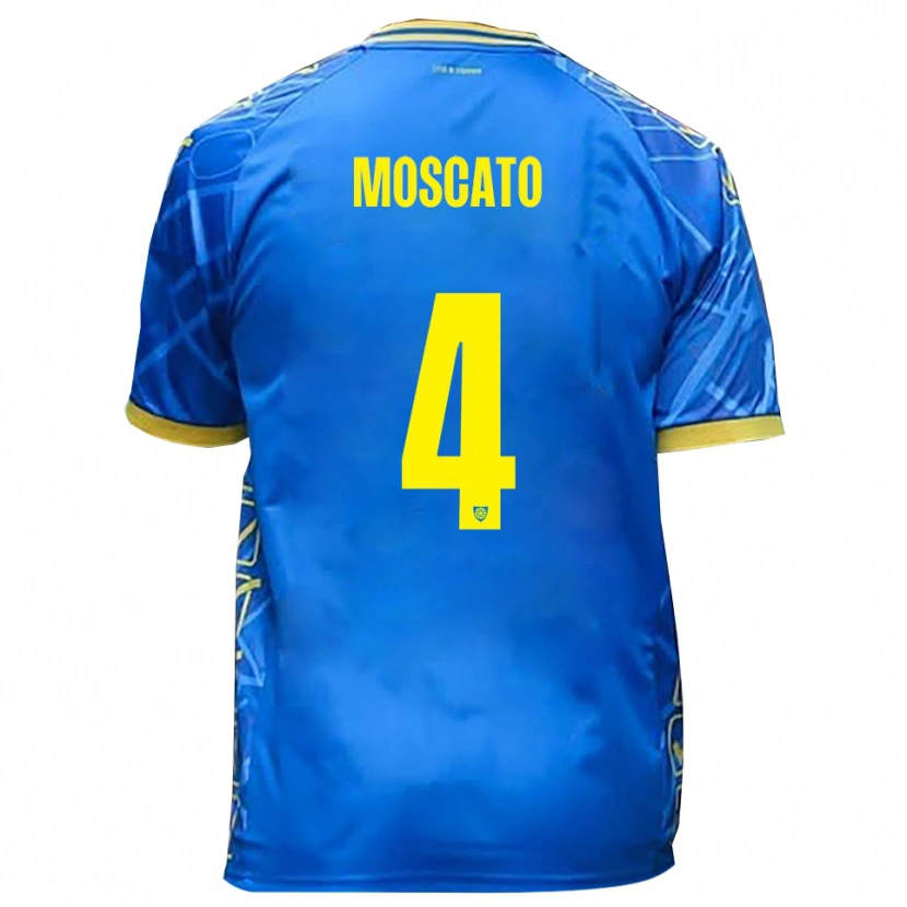 Danxen Homem Camisola Gabriele Moscato #4 Azul Celeste Amarelo Principal 2025/26 Camisa Brasil