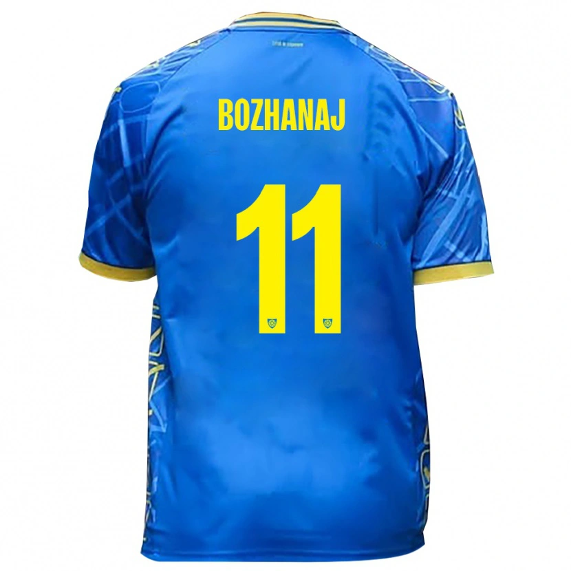 Danxen Homem Camisola Kleis Bozhanaj #11 Azul Celeste Amarelo Principal 2025/26 Camisa Brasil