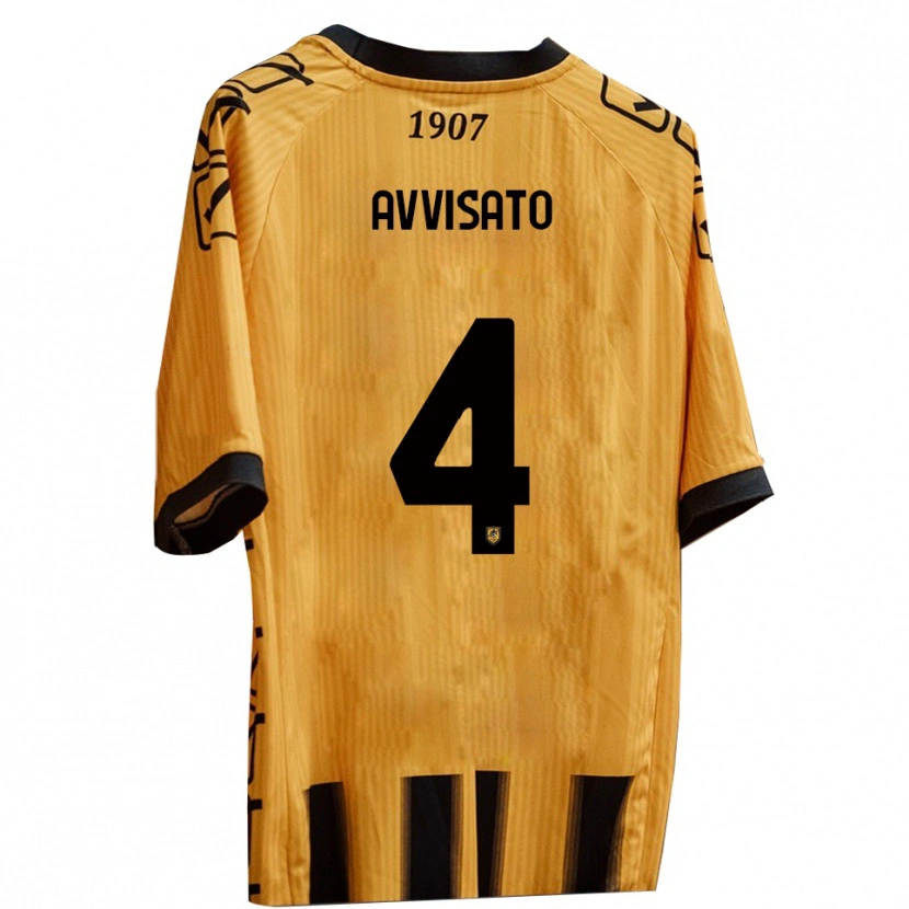 Danxen Homem Camisola Tommaso Avvisato #4 Amarelo Preto Principal 2025/26 Camisa Brasil