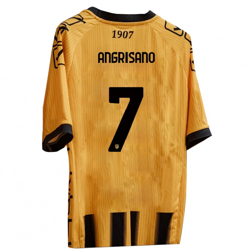 Danxen Homem Camisola Cosimo Angrisano #7 Amarelo Preto Principal 2025/26 Camisa Brasil