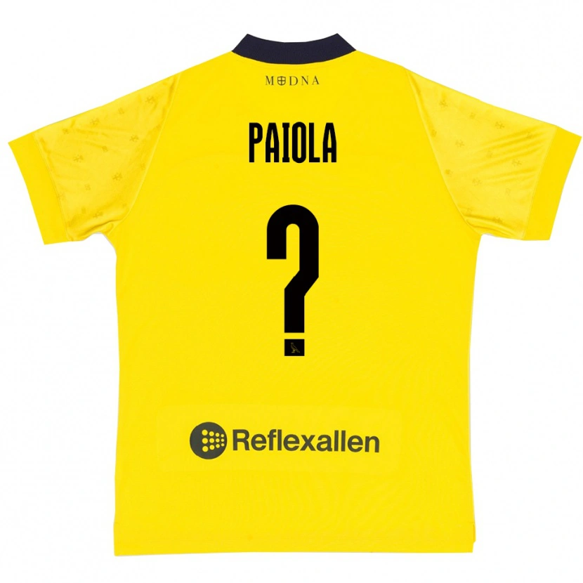 Danxen Homem Camisola Andrea Paiola #0 Amarelo Marinho Principal 2025/26 Camisa Brasil