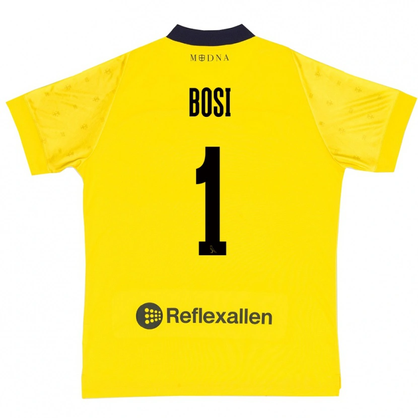 Danxen Homem Camisola Matteo Bosi #1 Amarelo Marinho Principal 2025/26 Camisa Brasil