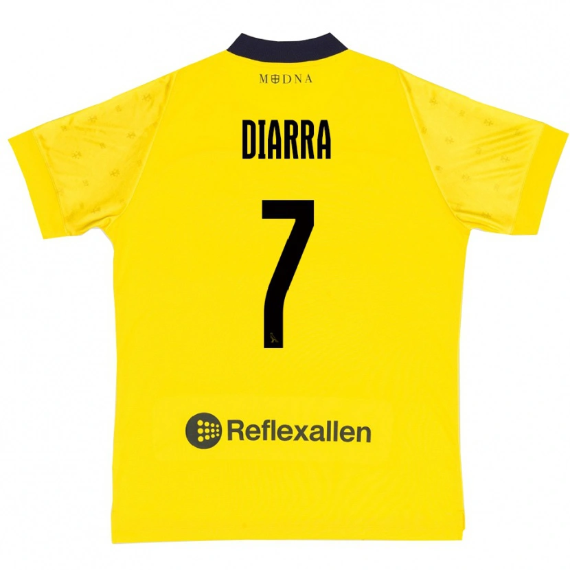 Danxen Homem Camisola Jordan Diarra #7 Amarelo Marinho Principal 2025/26 Camisa Brasil