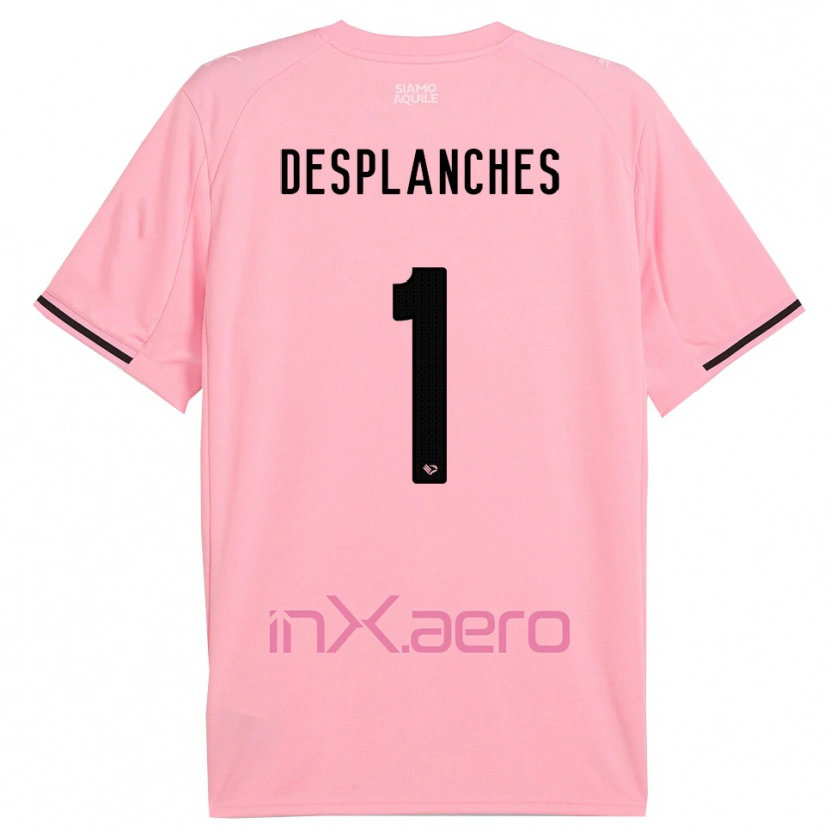 Danxen Homem Camisola Sebastiano Desplanches #1 Rosa Preto Principal 2025/26 Camisa Brasil