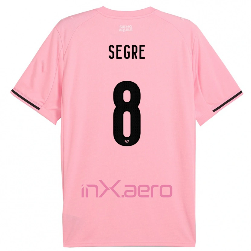 Danxen Homem Camisola Jacopo Segre #8 Rosa Preto Principal 2025/26 Camisa Brasil
