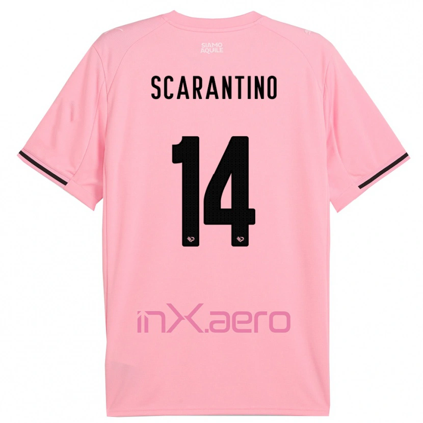 Danxen Homem Camisola Giorgio Scarantino #14 Rosa Preto Principal 2025/26 Camisa Brasil