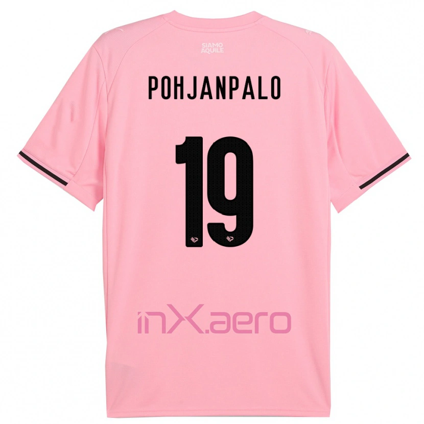 Danxen Homem Camisola Joel Pohjanpalo #19 Rosa Preto Principal 2025/26 Camisa Brasil