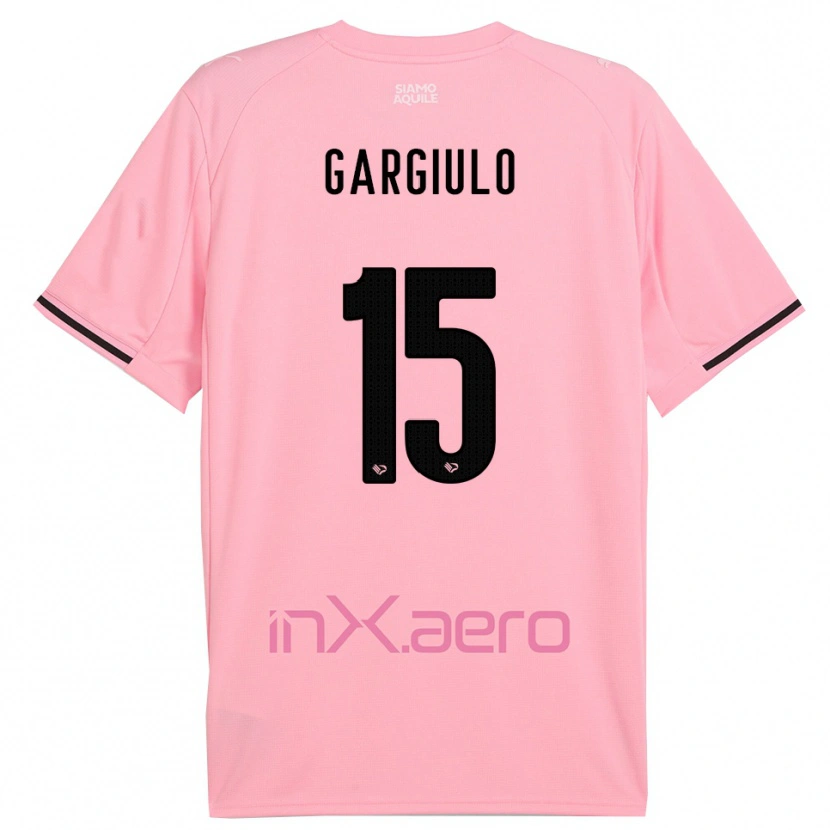 Danxen Homem Camisola Francesco Gargiulo #15 Rosa Preto Principal 2025/26 Camisa Brasil