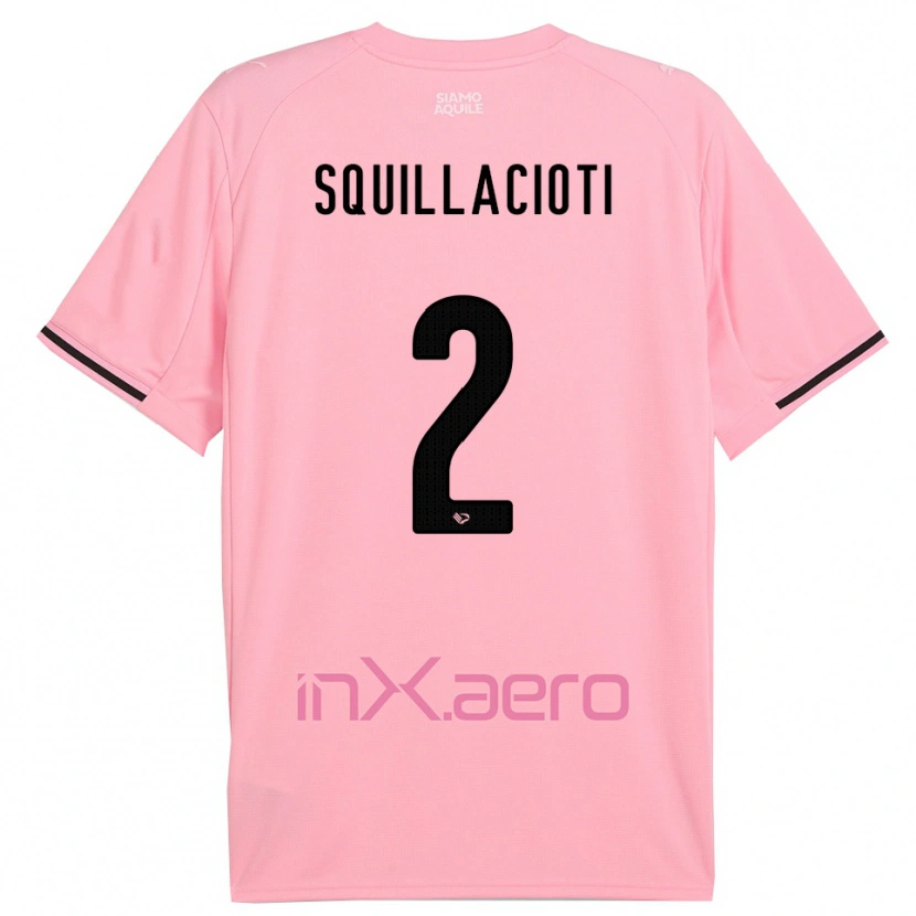 Danxen Homem Camisola Salvatore Squillacioti #2 Rosa Preto Principal 2025/26 Camisa Brasil