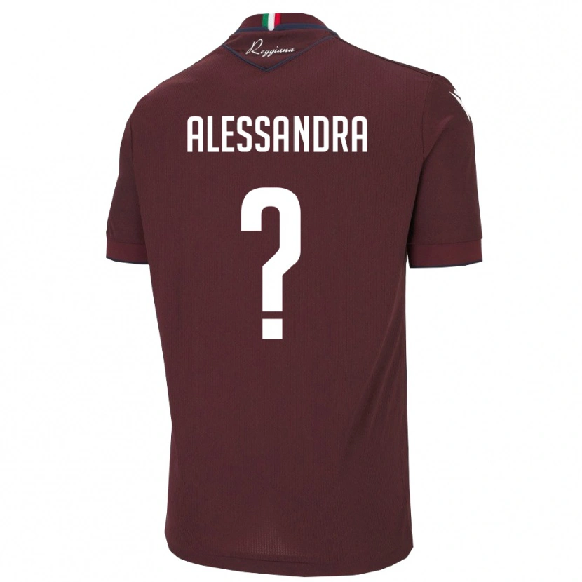 Danxen Homem Camisola Sacchi Alessandra #0 Borgonha Branco Principal 2025/26 Camisa Brasil
