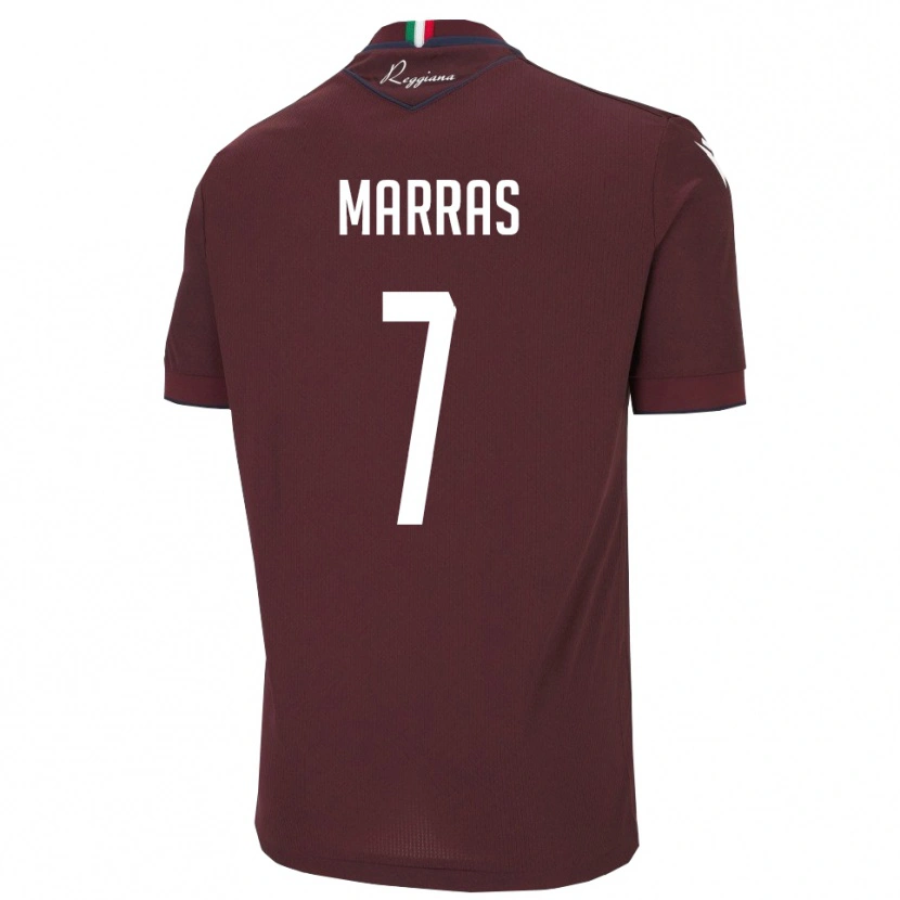 Danxen Homem Camisola Manuel Marras #7 Borgonha Branco Principal 2025/26 Camisa Brasil