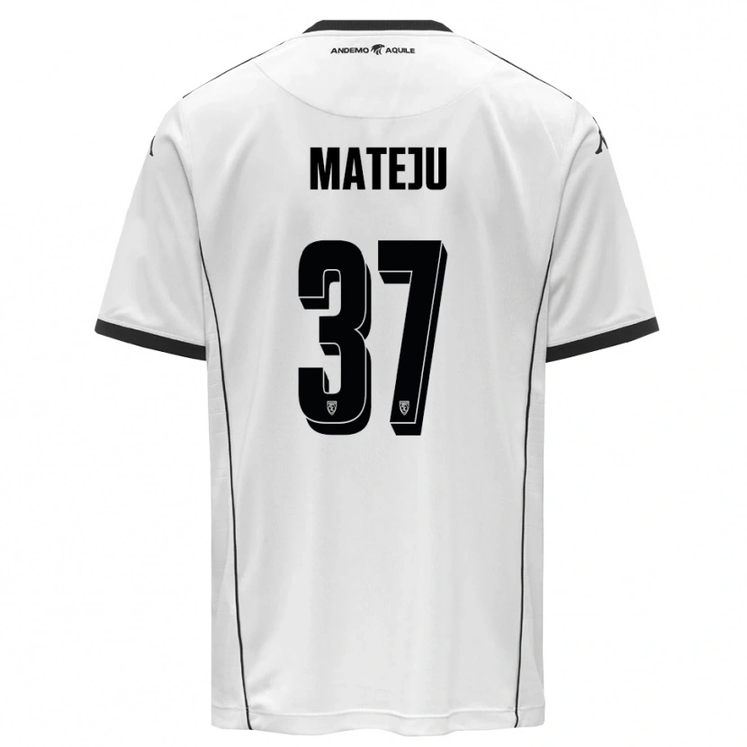 Danxen Homem Camisola Ales Mateju #37 Branco Preto Principal 2025/26 Camisa Brasil