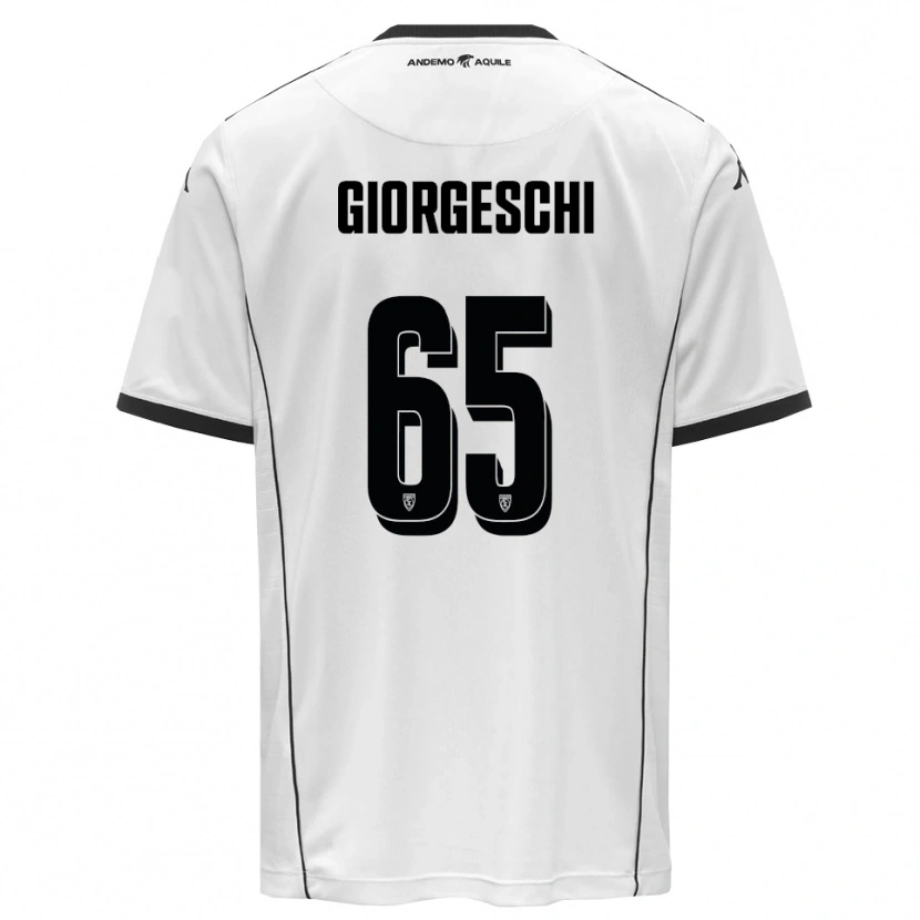 Danxen Homem Camisola Simone Giorgeschi #65 Branco Preto Principal 2025/26 Camisa Brasil