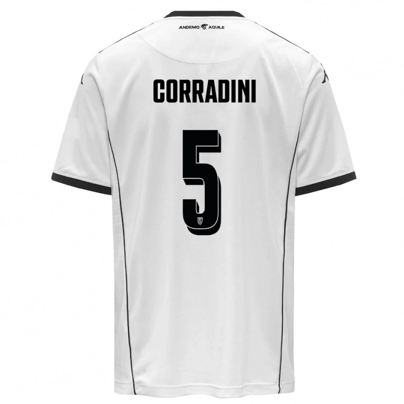 Danxen Homem Camisola Giovanni Corradini #5 Branco Preto Principal 2025/26 Camisa Brasil