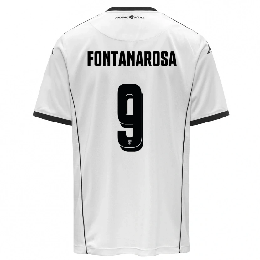 Danxen Homem Camisola Riccardo Fontanarosa #9 Branco Preto Principal 2025/26 Camisa Brasil
