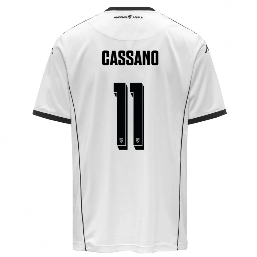 Danxen Homem Camisola Armando Cassano #11 Branco Preto Principal 2025/26 Camisa Brasil
