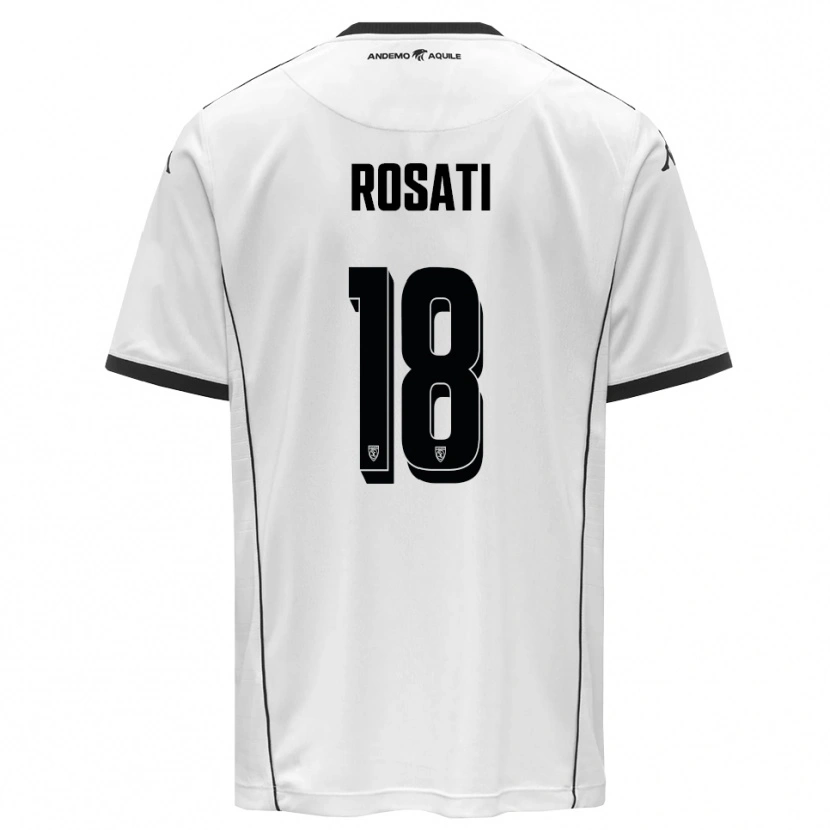 Danxen Homem Camisola Riccardo Rosati #18 Branco Preto Principal 2025/26 Camisa Brasil