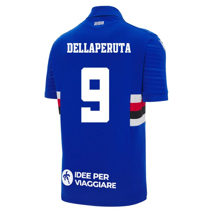Danxen Homem Camisola Tori Dellaperuta #9 Azul Branco Principal 2025/26 Camisa Brasil