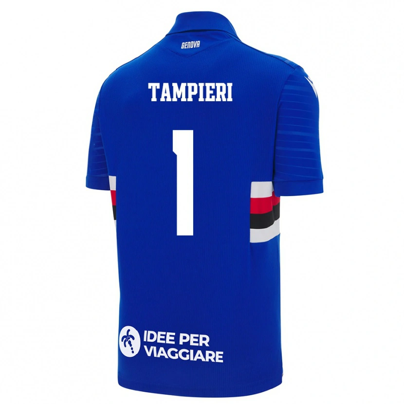 Danxen Homem Camisola Amanda Tampieri #1 Azul Branco Principal 2025/26 Camisa Brasil
