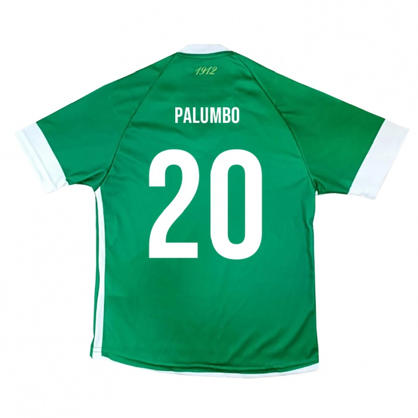 Danxen Homem Camisola Martin Palumbo #20 Verde Branco Principal 2025/26 Camisa Brasil