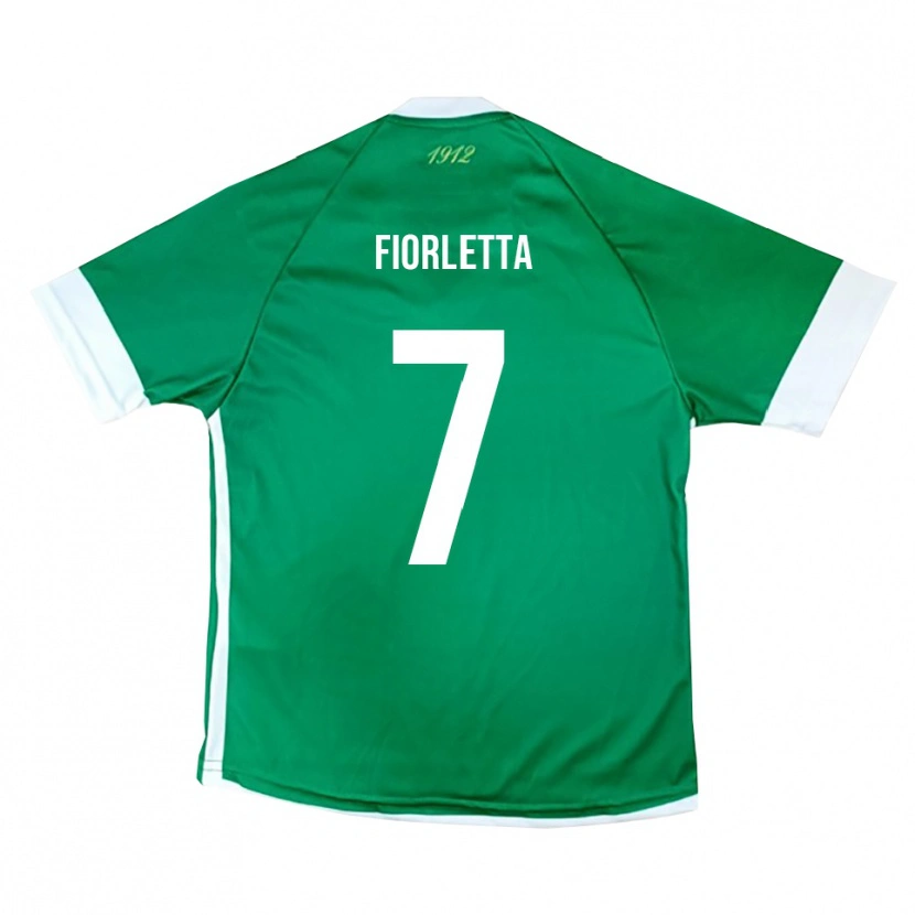 Danxen Homem Camisola Gianmarco Fiorletta #7 Verde Branco Principal 2025/26 Camisa Brasil