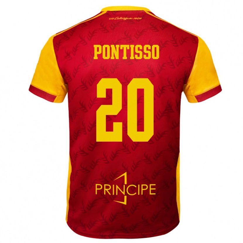 Danxen Homem Camisola Simone Pontisso #20 Amarelo Vermelho Principal 2025/26 Camisa Brasil
