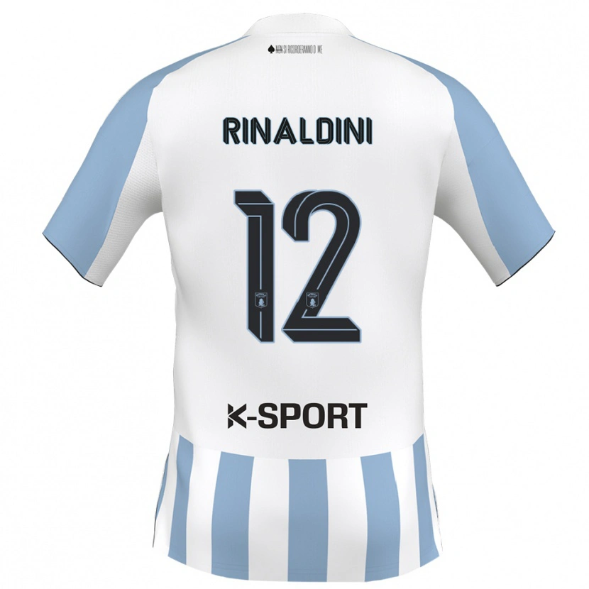 Danxen Homem Camisola Ruben Rinaldini #12 Branco Azul Celeste Principal 2025/26 Camisa Brasil