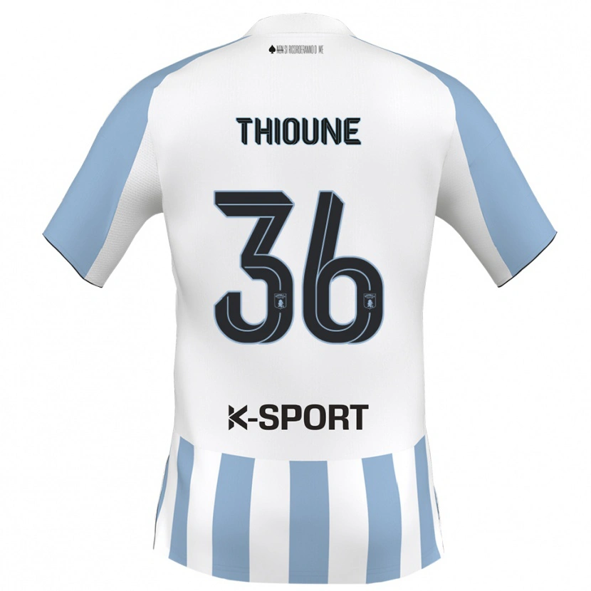 Danxen Homem Camisola Alioune Thioune #36 Branco Azul Celeste Principal 2025/26 Camisa Brasil