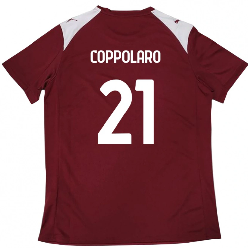 Danxen Homem Camisola Mauro Coppolaro #21 Borgonha Branco Principal 2025/26 Camisa Brasil