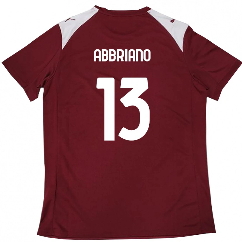 Danxen Homem Camisola William Abbriano #13 Borgonha Branco Principal 2025/26 Camisa Brasil