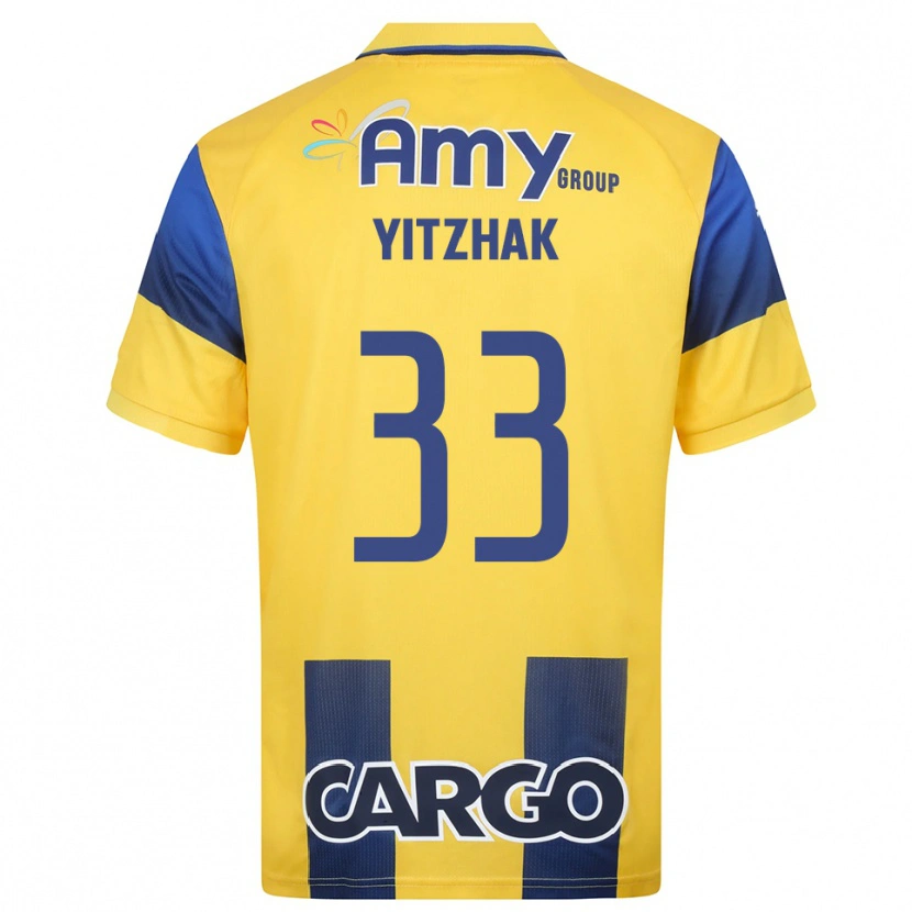 Danxen Homem Camisola Or Yitzhak #33 Amarelo Marinho Principal 2025/26 Camisa Brasil