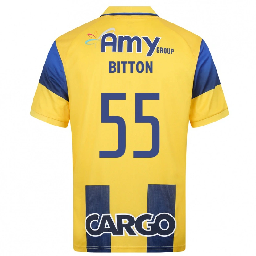 Danxen Homem Camisola Nir Bitton #55 Amarelo Marinho Principal 2025/26 Camisa Brasil