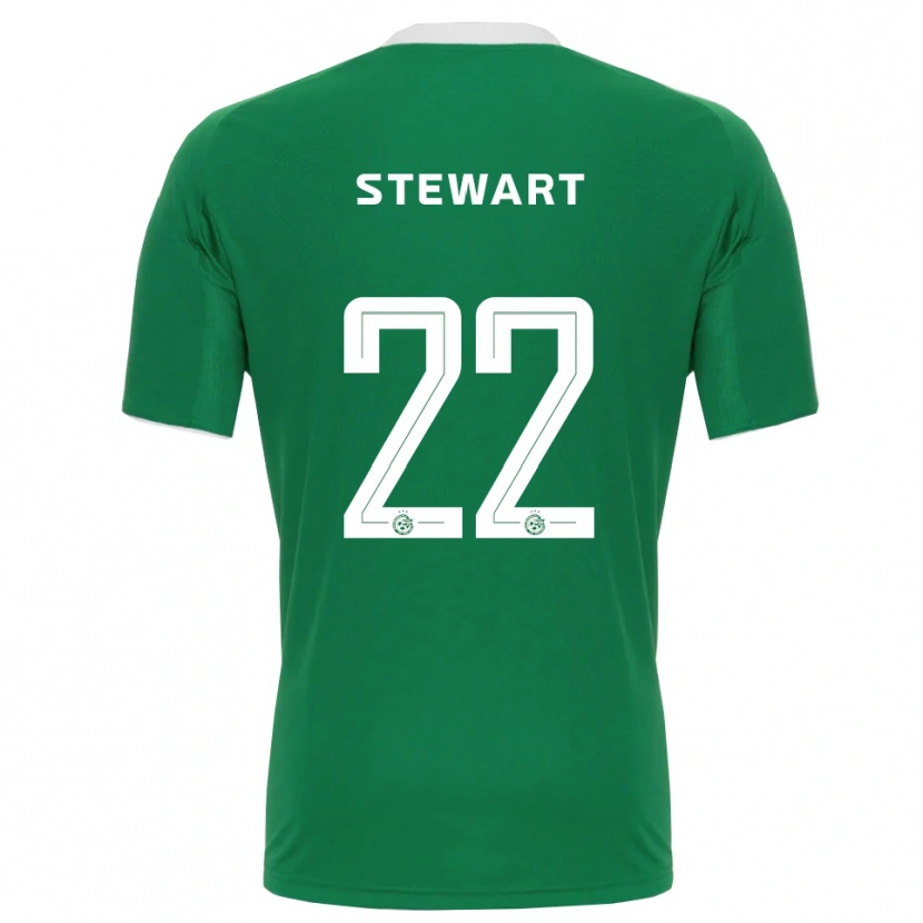 Danxen Homem Camisola Trivante Stewart #22 Verde Branco Principal 2025/26 Camisa Brasil