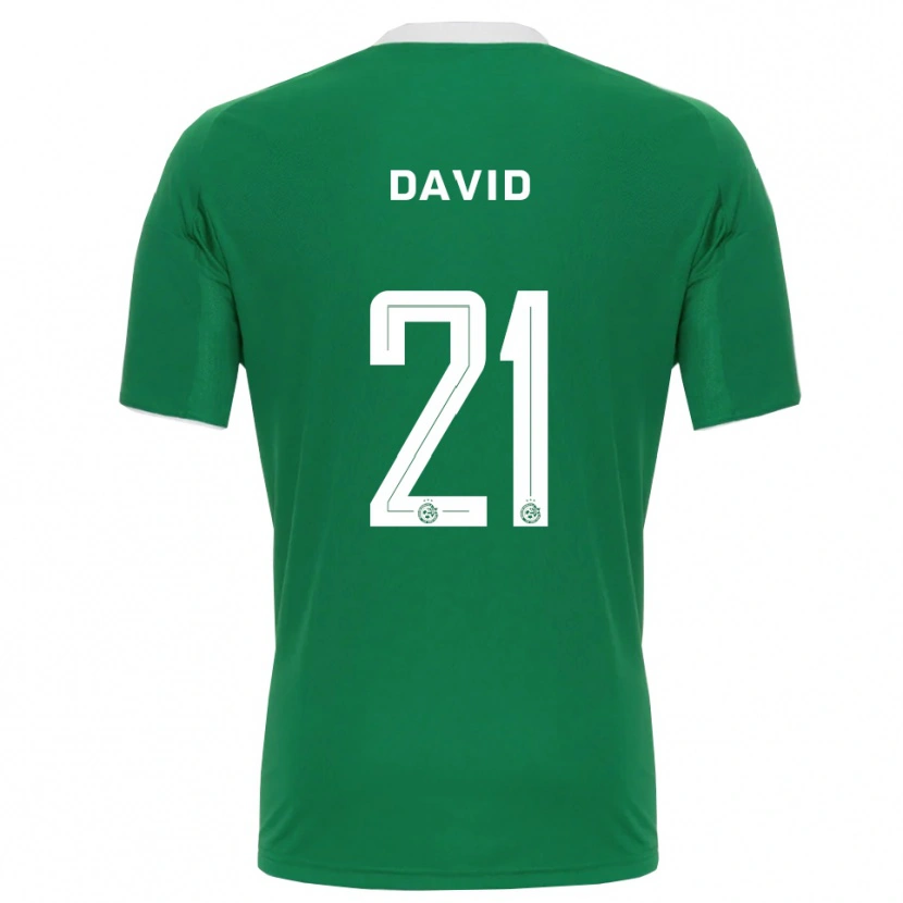 Danxen Homem Camisola Dean David #21 Verde Branco Principal 2025/26 Camisa Brasil