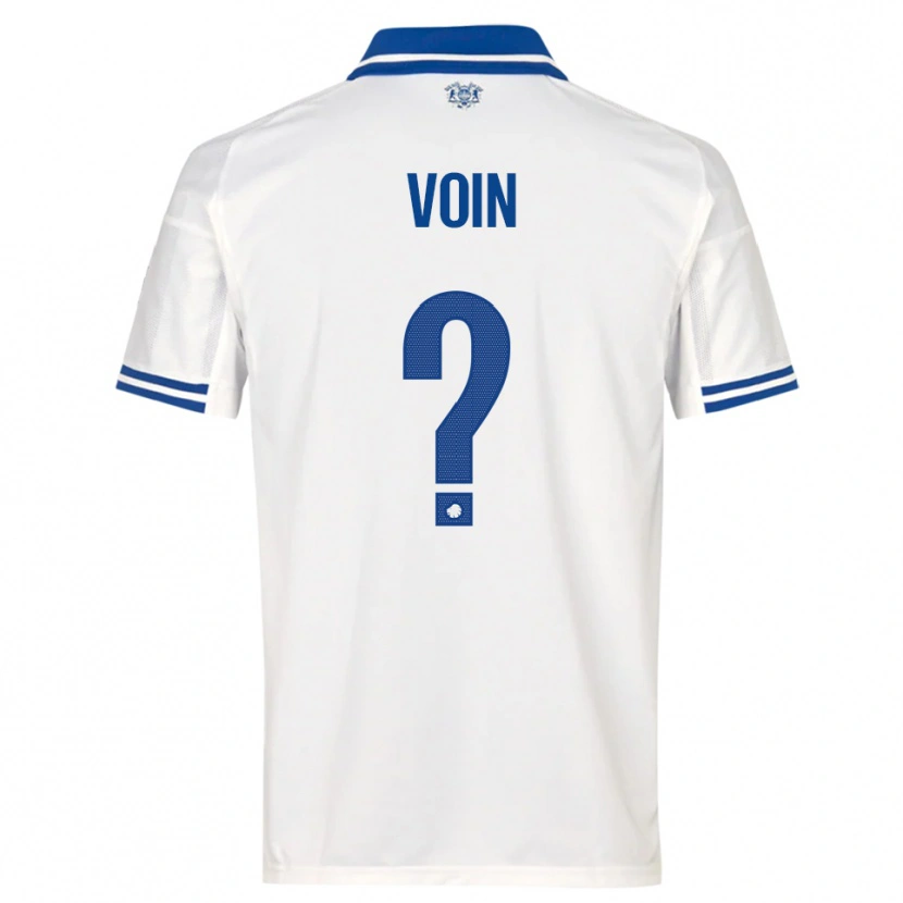 Danxen Homem Camisola Simon Voin #0 Branco Azul Principal 2025/26 Camisa Brasil