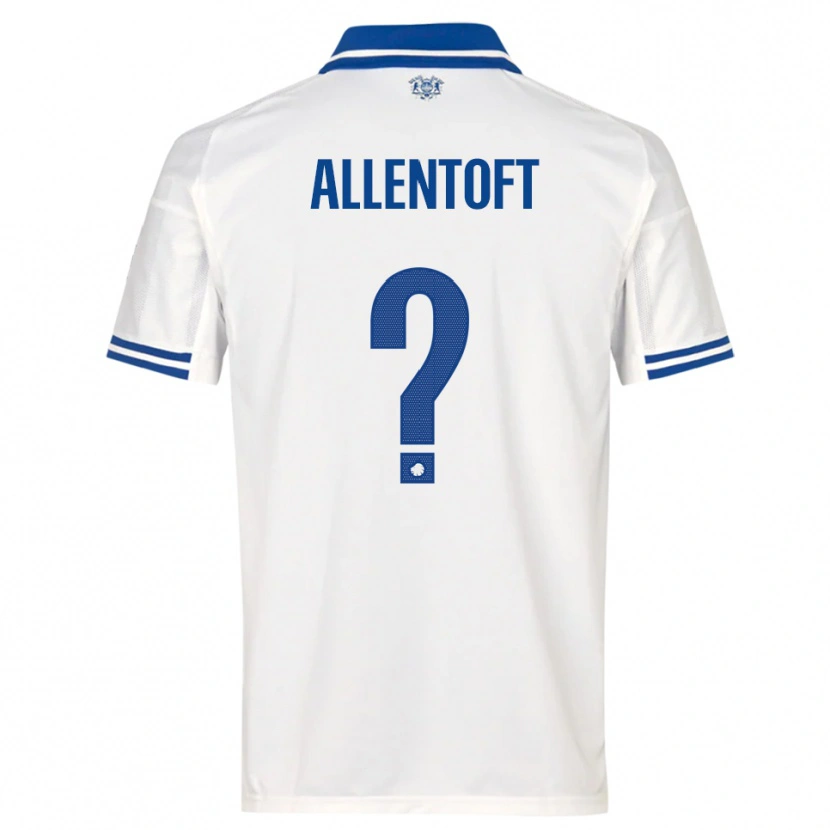 Danxen Homem Camisola Philip Allentoft #0 Branco Azul Principal 2025/26 Camisa Brasil