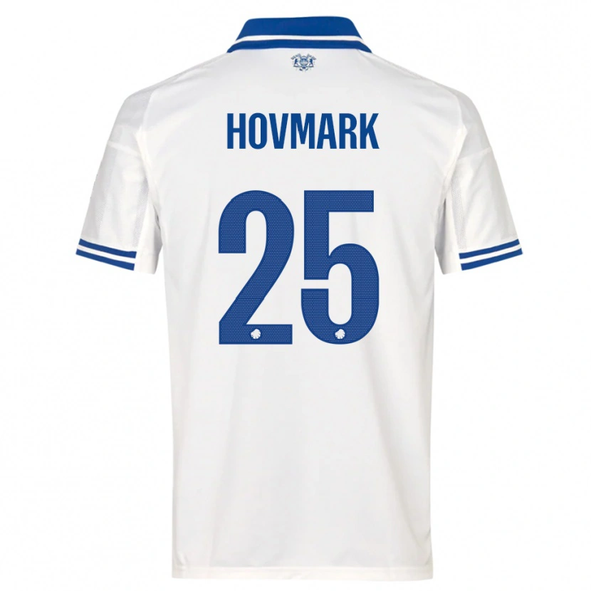 Danxen Homem Camisola Maria Hovmark #25 Branco Azul Principal 2025/26 Camisa Brasil