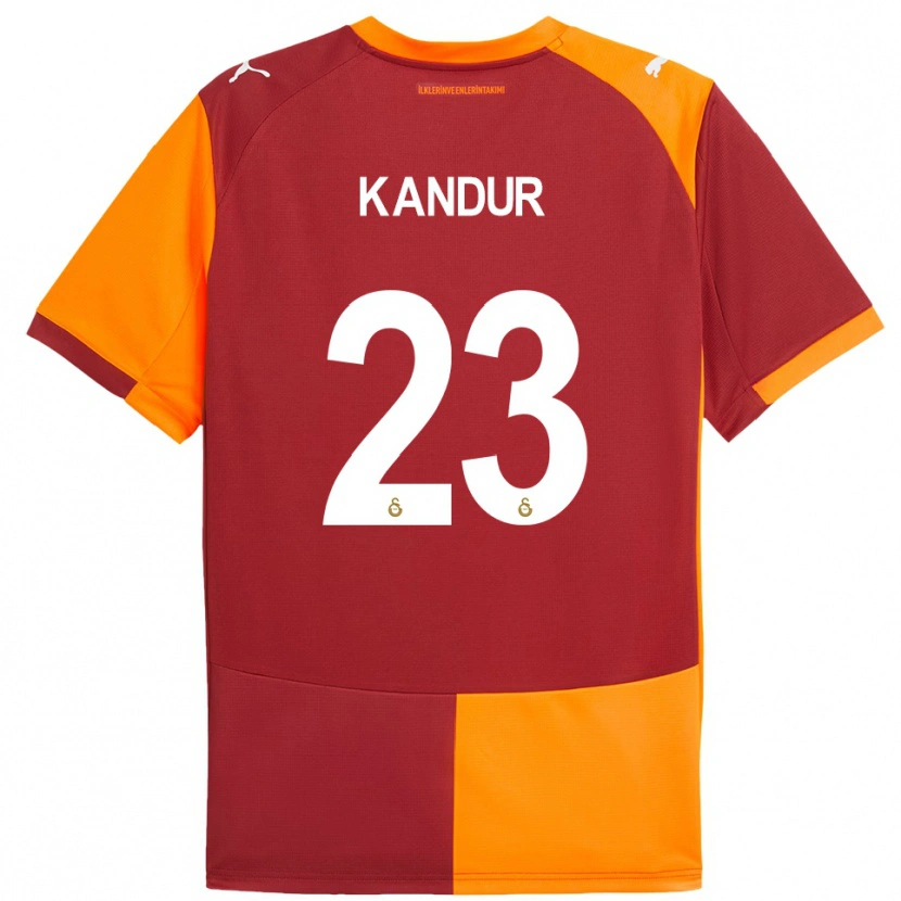 Danxen Homem Camisola Müge Kandur #23 Vermelho Laranja Principal 2025/26 Camisa Brasil