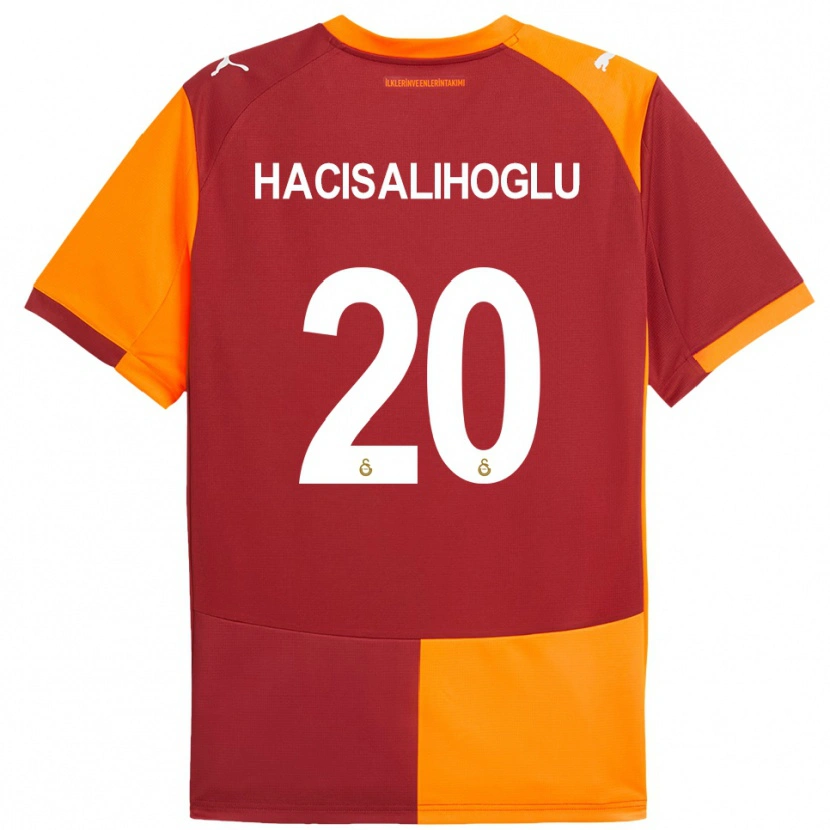 Danxen Homem Camisola Arda Hacisalihoglu #20 Vermelho Laranja Principal 2025/26 Camisa Brasil