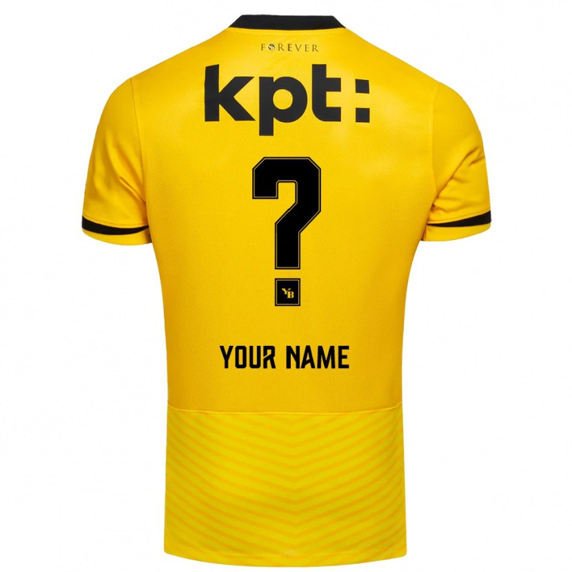 Danxen Homem Camisola Seu Nome #0 Amarelo Preto Principal 2025/26 Camisa Brasil