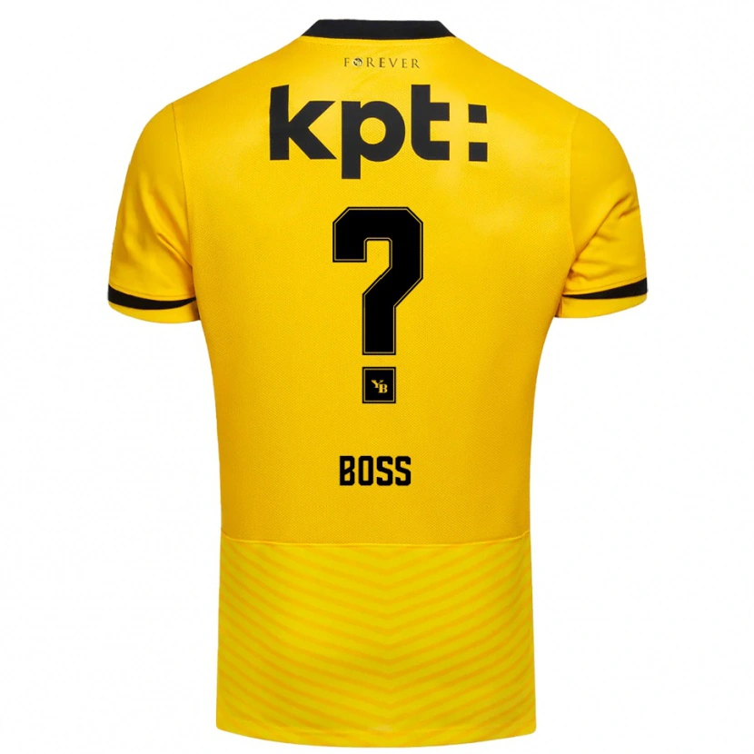 Danxen Homem Camisola Robin Boss #0 Amarelo Preto Principal 2025/26 Camisa Brasil