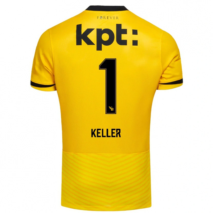 Danxen Homem Camisola Marvin Keller #1 Amarelo Preto Principal 2025/26 Camisa Brasil