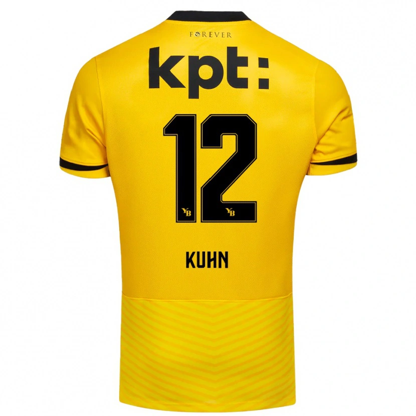 Danxen Homem Camisola Athena Kühn #12 Amarelo Preto Principal 2025/26 Camisa Brasil