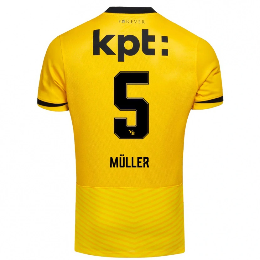 Danxen Homem Camisola Loy Müller #5 Amarelo Preto Principal 2025/26 Camisa Brasil