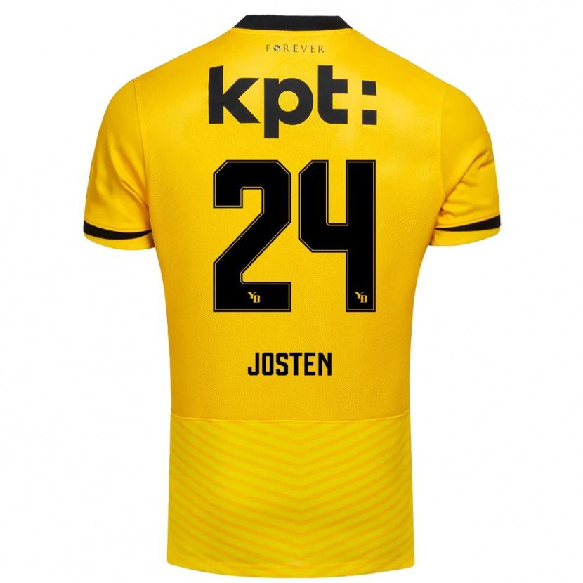 Danxen Homem Camisola Lisa Josten #24 Amarelo Preto Principal 2025/26 Camisa Brasil
