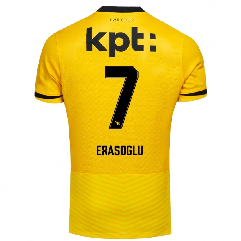 Danxen Homem Camisola Deniz Erasoglu #7 Amarelo Preto Principal 2025/26 Camisa Brasil