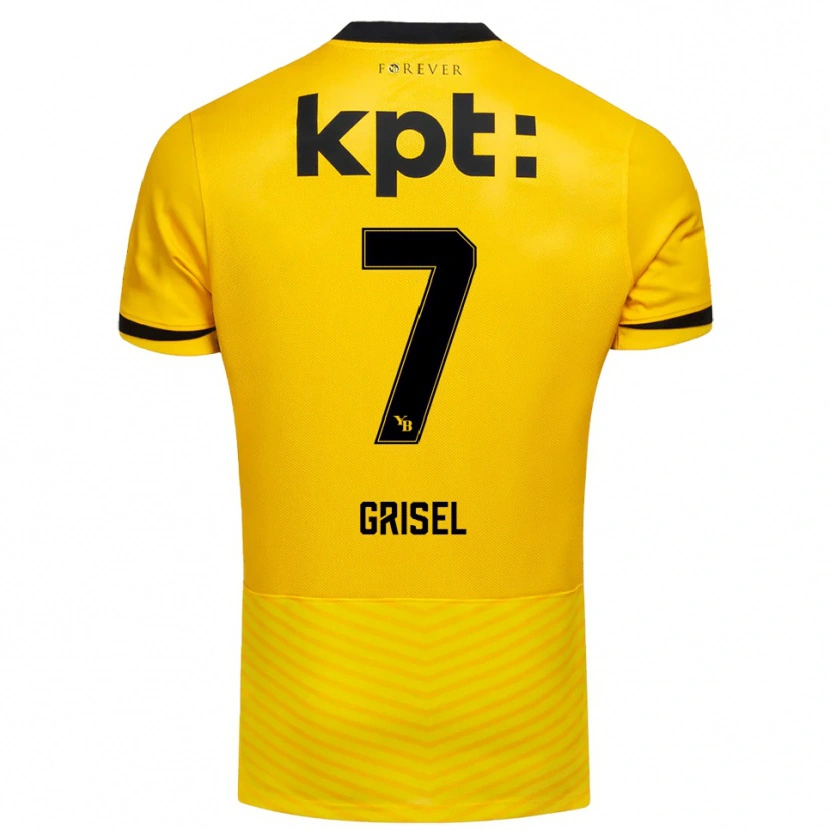 Danxen Homem Camisola Arno Grisel #7 Amarelo Preto Principal 2025/26 Camisa Brasil