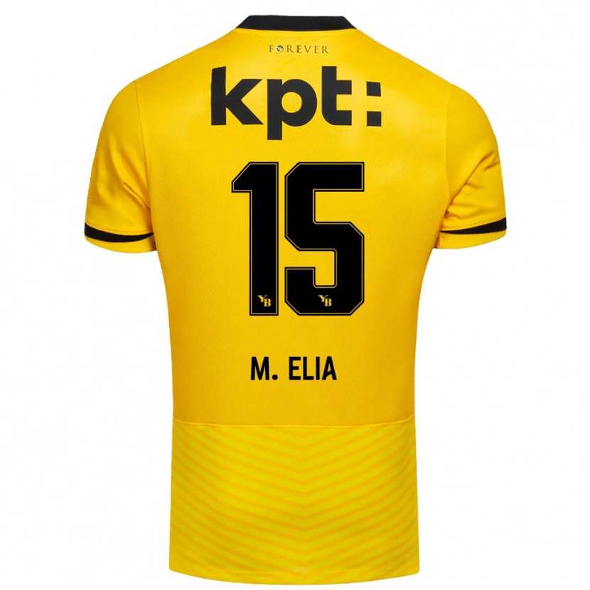 Danxen Homem Camisola Meschack Elia #15 Amarelo Preto Principal 2025/26 Camisa Brasil