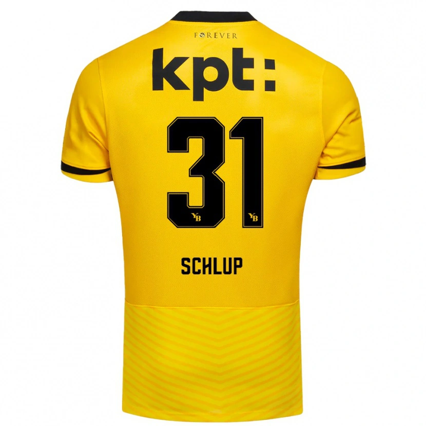 Danxen Homem Camisola Giulia Schlup #31 Amarelo Preto Principal 2025/26 Camisa Brasil