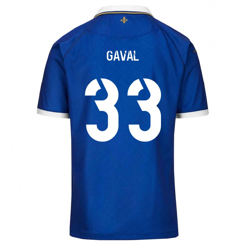 Danxen Homem Camisola Aimé Gaval #33 Azul Dourado Principal 2025/26 Camisa Brasil